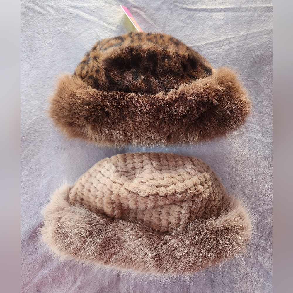 2 Fur Bucket Hats - Picture 3 of 8